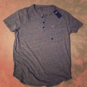 Hollister Grey Henley Tee